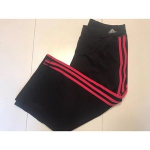 Adidas Jogger Pants Sweat Pants Capri Womens Small